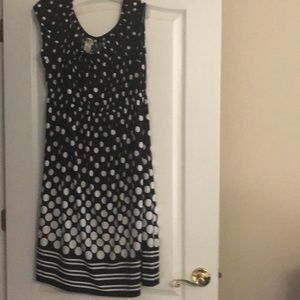 Polka dotted dress